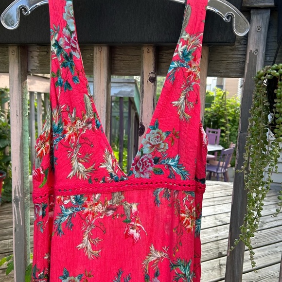 Johnny Was Pink Floral Midi Dress M - Picture 12 of 16